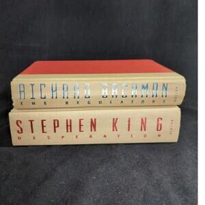 Stephen King Desperation, Richard Bachman The Regulators HC 1st Edition NO DJ